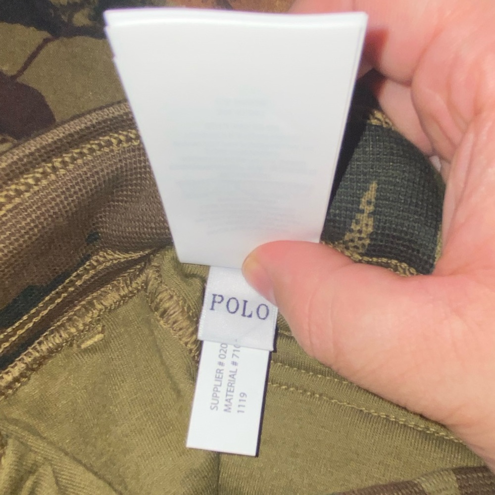 :::NWT::: polo Ralph Lauren camo cargo sweatshorts 🩳 size small - Picture 10 of 11